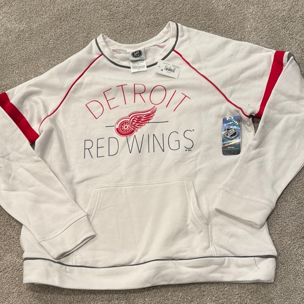 Detroit Red Wings White Sweatshirt